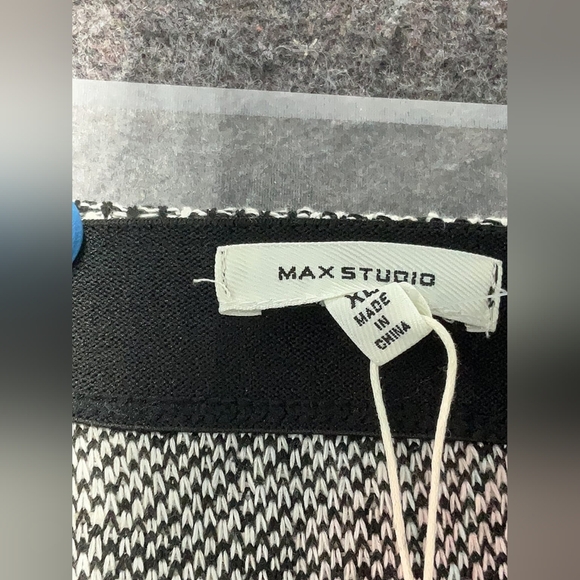 Max Studio Gray Tweed Mini Skirt Size XL NWT - Picture 5 of 6